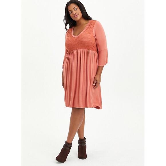 Torrid Hi-Low Skater Dress 3X NWT - Picture 1 of 10